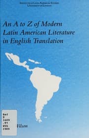 Tapa de An A to Z of modern Latin American literature in English translation