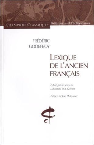 Tapa de Lexique de l'ancien français