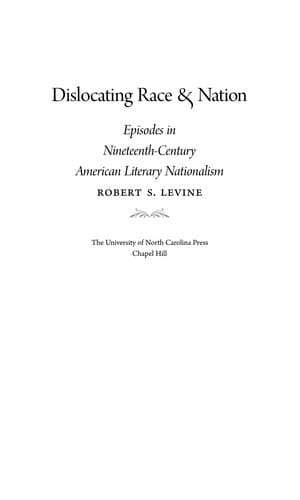 Tapa de Dislocating race and nation