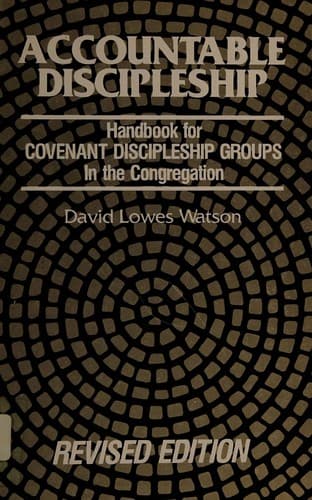 Tapa de Accountable Discipleship