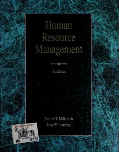 Tapa de Human resource management