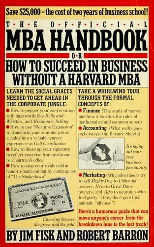 Tapa de The official M.B.A. handbook
