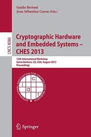 Tapa de Cryptographic Hardware and Embedded Systems -- CHES 2013