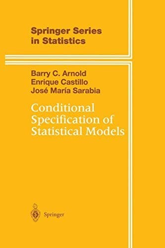 Tapa de Conditional Specification of Statistical Models
