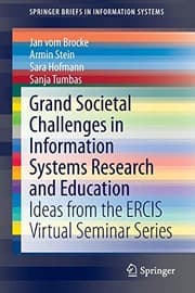 Tapa de Grand Societal Challenges in Information Systems Research and Education