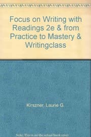 Tapa de Focus on Writing with Readings 2e & From Practice to Mastery & WritingClass