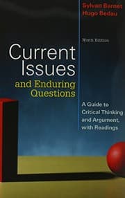 Tapa de Current Issues and Enduring Questions 9e & Researching and Writing