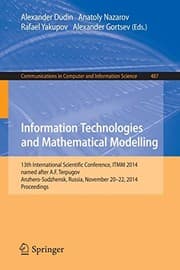 Tapa de Information Technologies and Mathematical Modelling