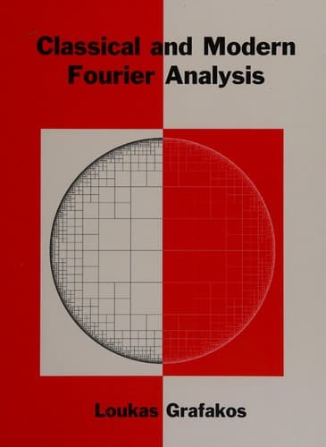 Tapa de Classical and modern Fourier analysis