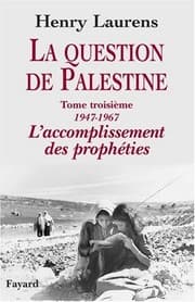 Tapa de La question de Palestine, tome 3