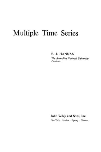 Tapa de Multiple time series