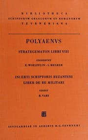Tapa de Polyaeni Strategematon libri VIII