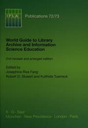 Tapa de World guide to library, archive, and information science education