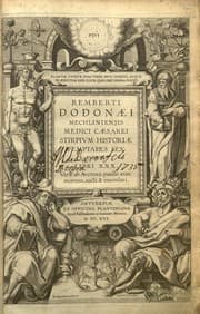 Tapa de Remberti Dodonaei ... Stirpium historiae pemptades sex, sive libri XXX. Varie ab auctore, paullo ante mortem, aucti & emendati