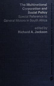 Tapa de The Multinational corporation and social policy