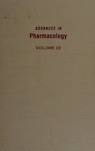 Tapa de Advances in pharmacology