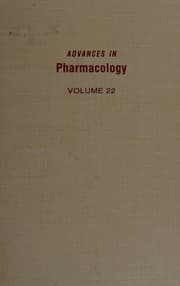 Tapa de Advances in pharmacology