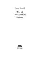 Tapa de Was ist Trotzkismus?
