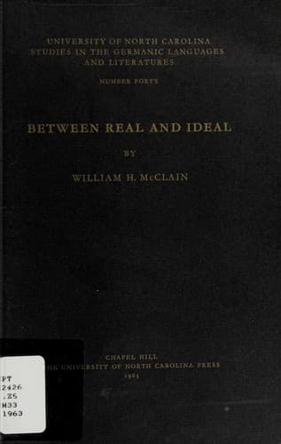 Tapa de Between real and ideal