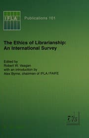Tapa de The ethics of librarianship