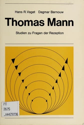 Tapa de Thomas Mann