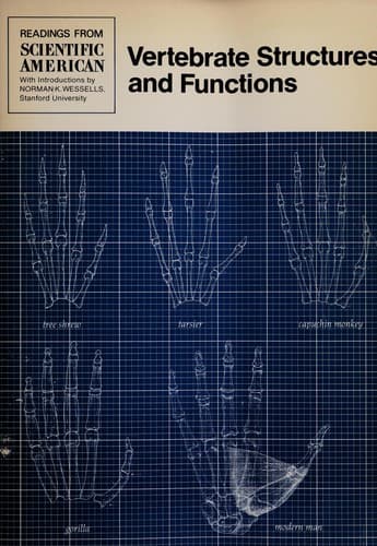 Tapa de Vertebrate structures and functions