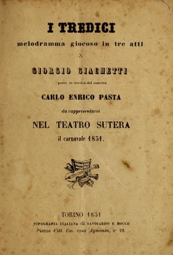 Tapa de I tredici