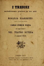 Tapa de I tredici