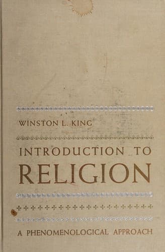 Tapa de Introduction to religion