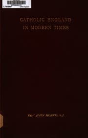 Tapa de Catholic England In Modern Times