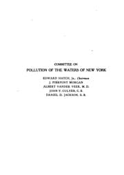 Tapa de Pollution of New York harbor as a menace to health by the dissemination of intestinal diseases through the agency of the common house fly