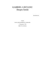 Tapa de Despre limită