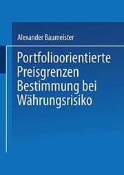 Tapa de Portfolioorientierte Preisgrenzenbestimmung bei Währungsrisiko