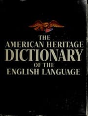Tapa de The American heritage dictionary of the English language