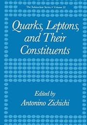 Tapa de Quarks, Leptons and Their Constituents