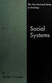 Tapa de Social systems: essays on their persistence and change