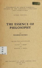 Tapa de The essence of philosophy