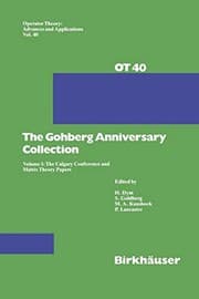 Tapa de The Gohberg Anniversary Collection : Volume I
