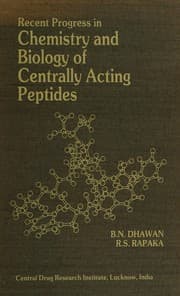 Tapa de Recent progress in chemistry and biology of centrally acting peptides