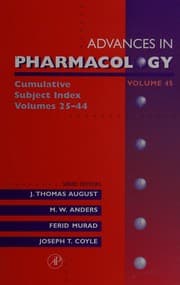 Tapa de Advances in pharmacology