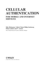 Tapa de Cellular authentication for mobile and Internet services
