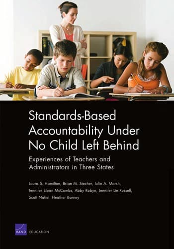 Tapa de Standards-based accountability under no child left behind