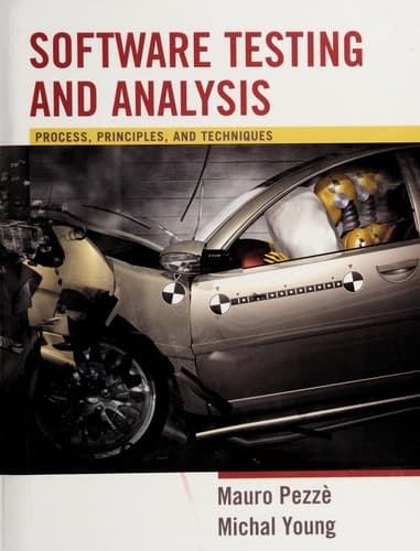 Tapa de Software testing and analysis