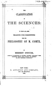 Tapa de The Classification of the Sciences: Which are Added Reasons for Dissenting ..