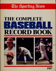 Tapa de The Complete Baseball Record Book, 1987