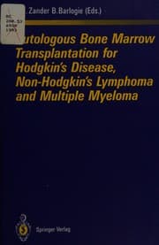 Tapa de Autologous bone marrow transplantation for Hodgkin's disease, non-Hodgkin's lymphoma, and multiple myeloma