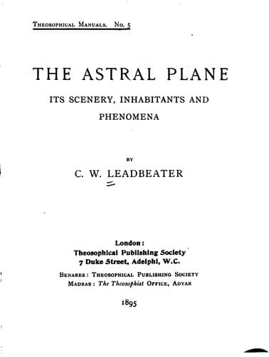 Tapa de Astral Plane