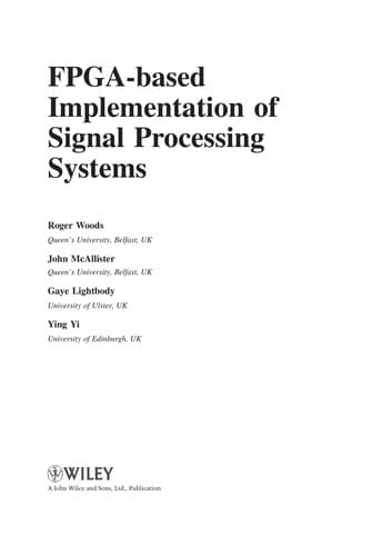 Tapa de FPGA-based implementation of complex signal processing systems
