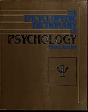 Tapa de The Encyclopedic dictionary of psychology