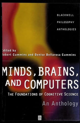 Tapa de Minds, brains, and computers